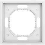 Рамка одинарная Donel S08 белый матовый, Donel
