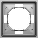 Рамка одинарная Donel S08 нержавеющая сталь, Donel