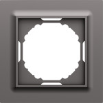 Рамка одинарная Donel A07 Wave матовый титан, Donel