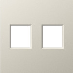 Розетка двойная TV+RJ45 кат.6 Donel A07, матовый кашемир, Donel