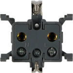 Механизм розетки 2К+З для скрытой установки, IP55, Donel серия W55