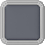 Выключатель 1-клавишный накладной 10А, цвет серый, IP55, Donel серия W55, Donel