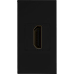 Розетка HDMI, 1мод., черн. (22.5х45мм), Donel