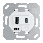 USB зарядное устройство, 3.1A тип A,С белый, Donel