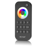 RGB+CCT пульт дистанционного управления, 4 зоны, черный, зона охвата 30м, Donel
