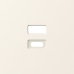 Donel A07 матовый кремовый накладка для розеток USB, серия DB