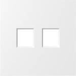 Donel S08 матовый белый накладка 2-я для розеток RJ45,TV,SAT , серия DB, Donel
