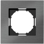 Рамка одинарная Donel A07 Natural металл космический алюминий, Donel