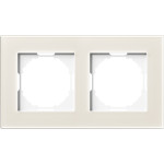 Рамка 2-местная Donel A07 Natural молочное стекло, Donel